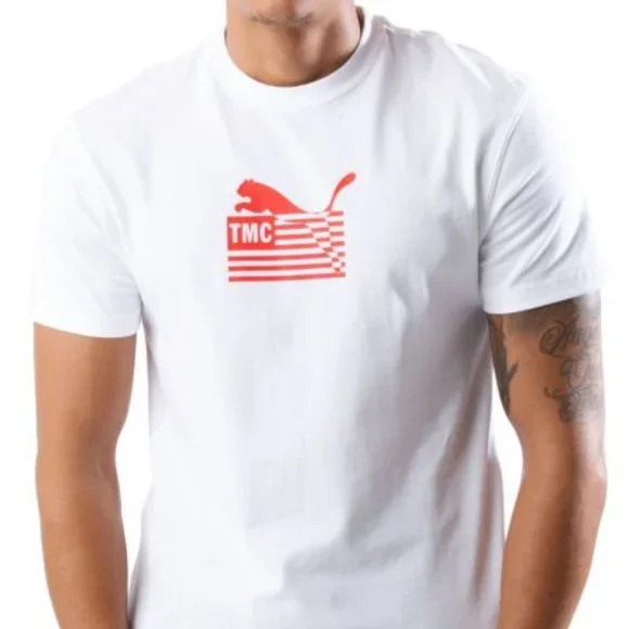 Puma x Nipsey Hussle TMC The Hustle Way T-Shirt White Red Men’s